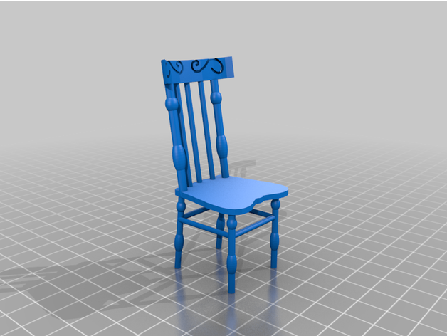FICHIER pour imprimante 3D : salon - bibliothèque - salle a manger  - Page 4 Featured_preview_Sc_Narrowcountrychair