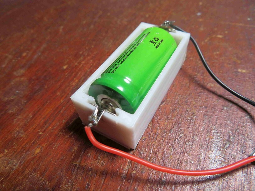 Battery holder case 16340 - CR123