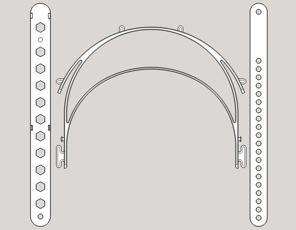 Top Head Band Face shield (Prusa fork)