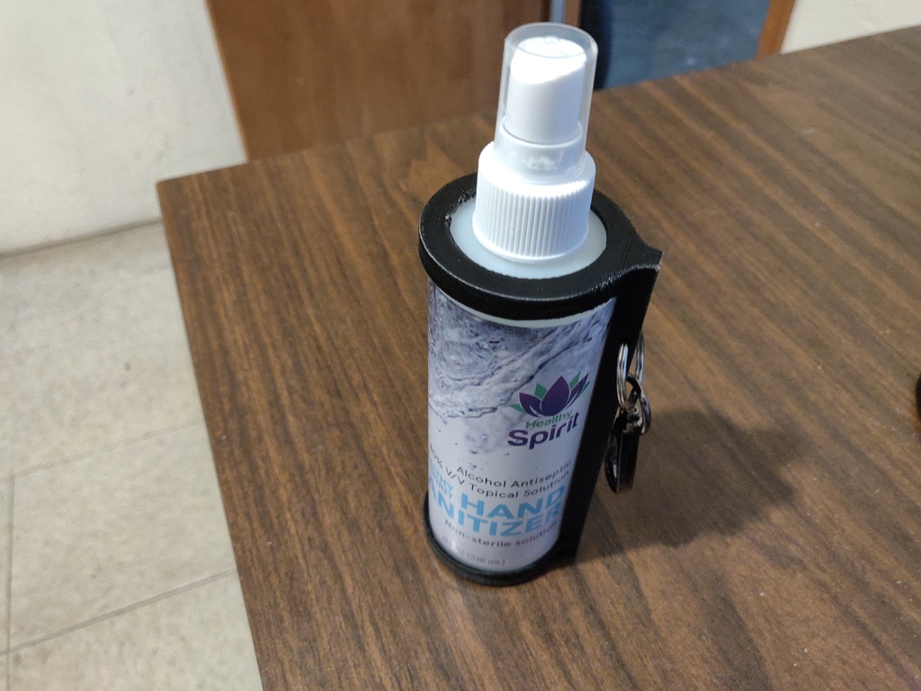 Spray bottle holder