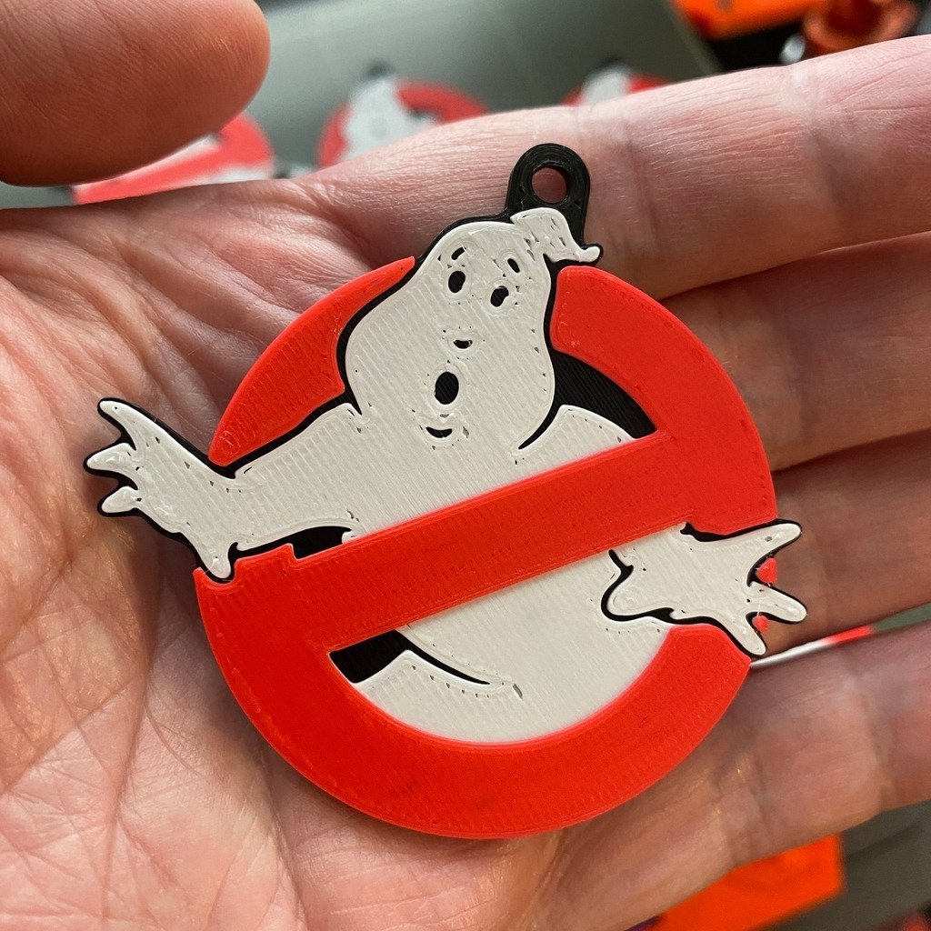 Ghostbusters Logo Keychain