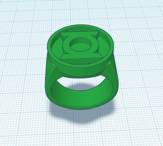 Green Lantern Power Ring - Size 12