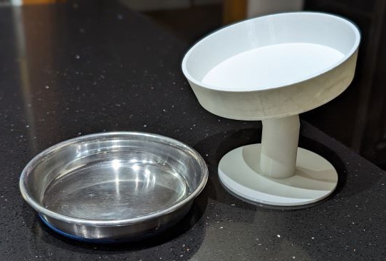 Cat Food Bowl Stand