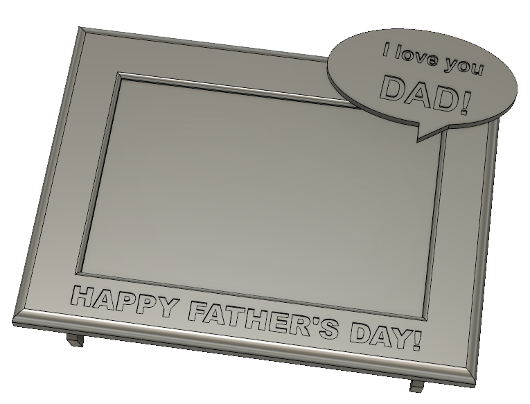 Happy Father's Day Picture Frame