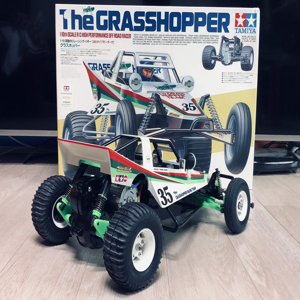 Tamiya Grasshopper upgrades : Rear suspension