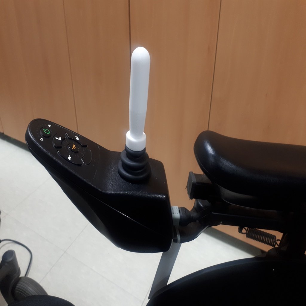 Wheelchair joystick holder(stick testing)