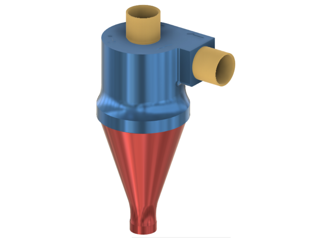 A modular cyclone dust separator