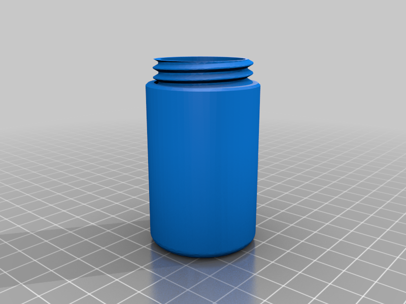 Pill Bottle with more space and no text