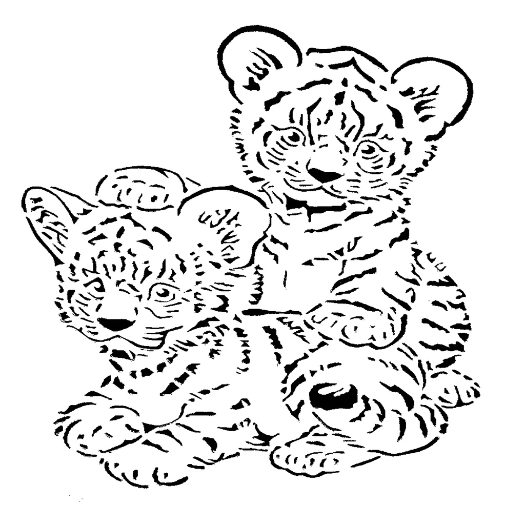 Tiger Cub stencil