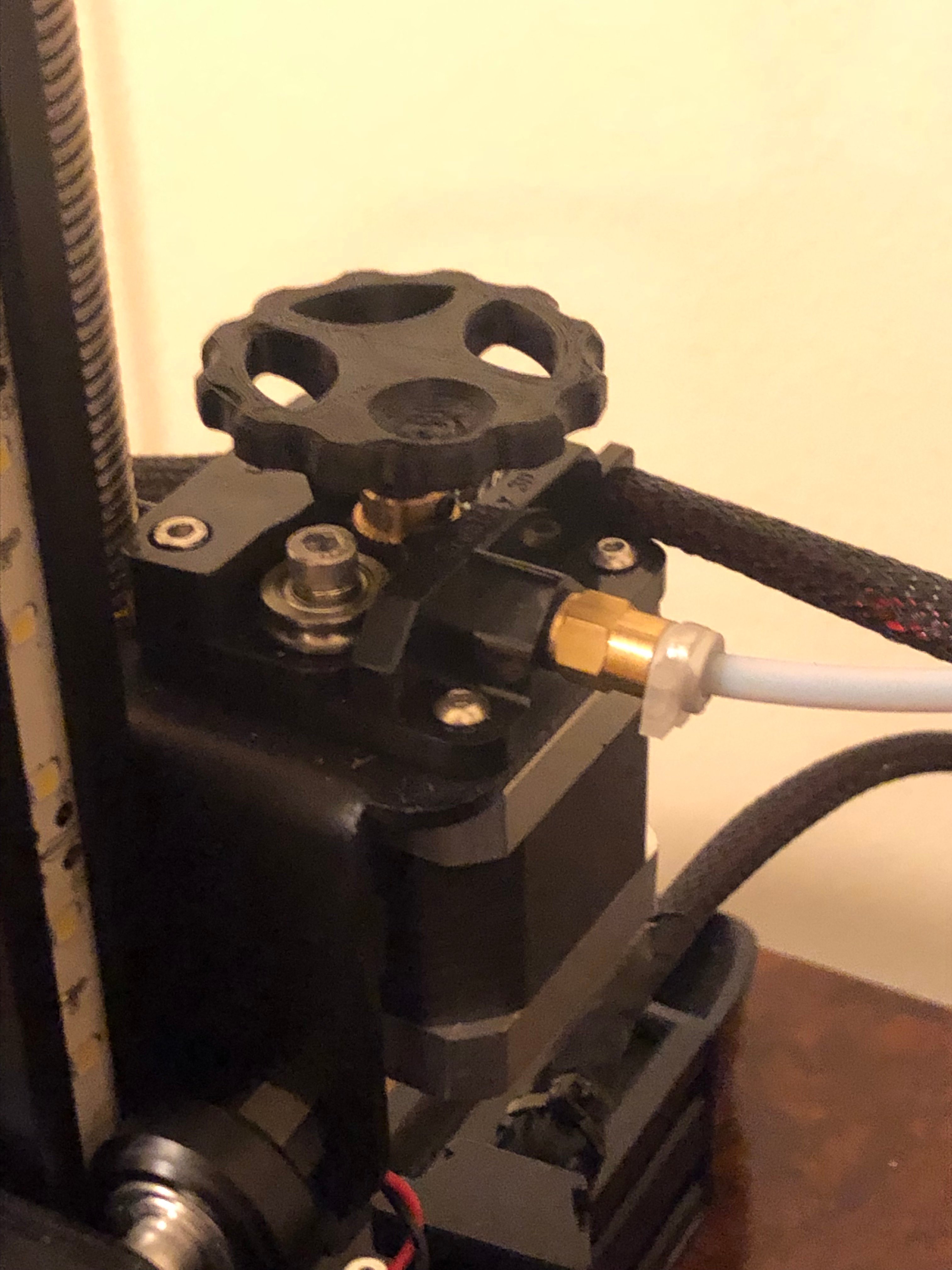 Ender 3 / 3 pro extruder speed knob