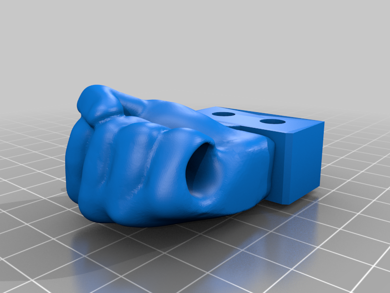 Hand Fist Filament guide - Anycubic Mega S
