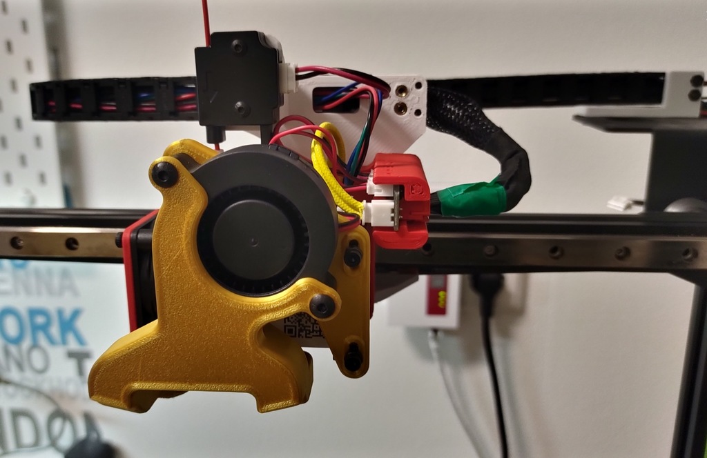 Anycubic Chiron direct drive - filament sensor and chain guide support
