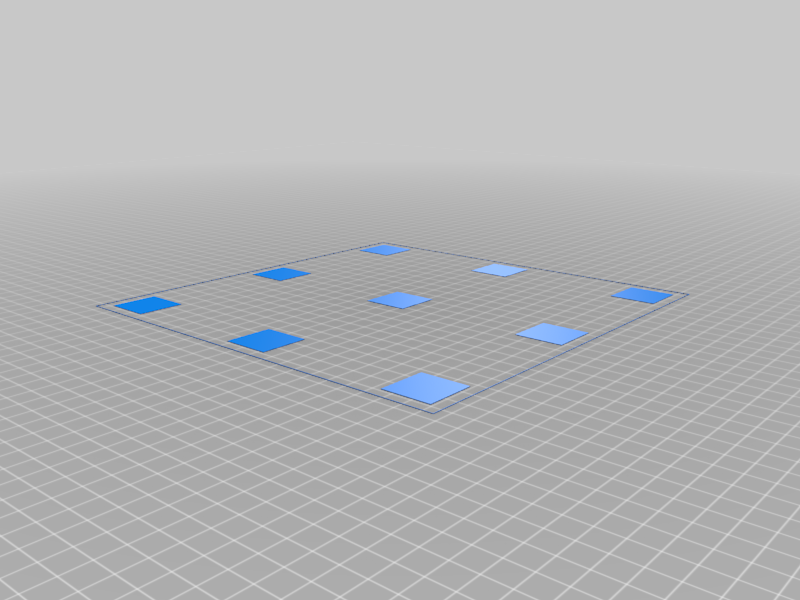Customizable bed level / first layer test