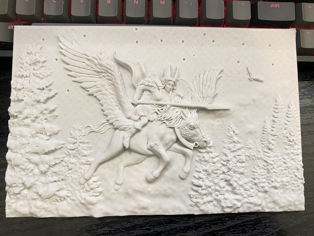 Valkyrie for CNC remix (fixed missing face on the back) 