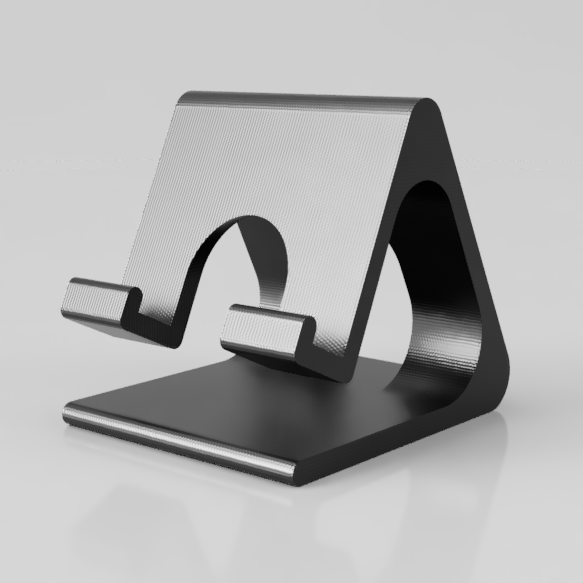 Phone Stand with a cable passthrough