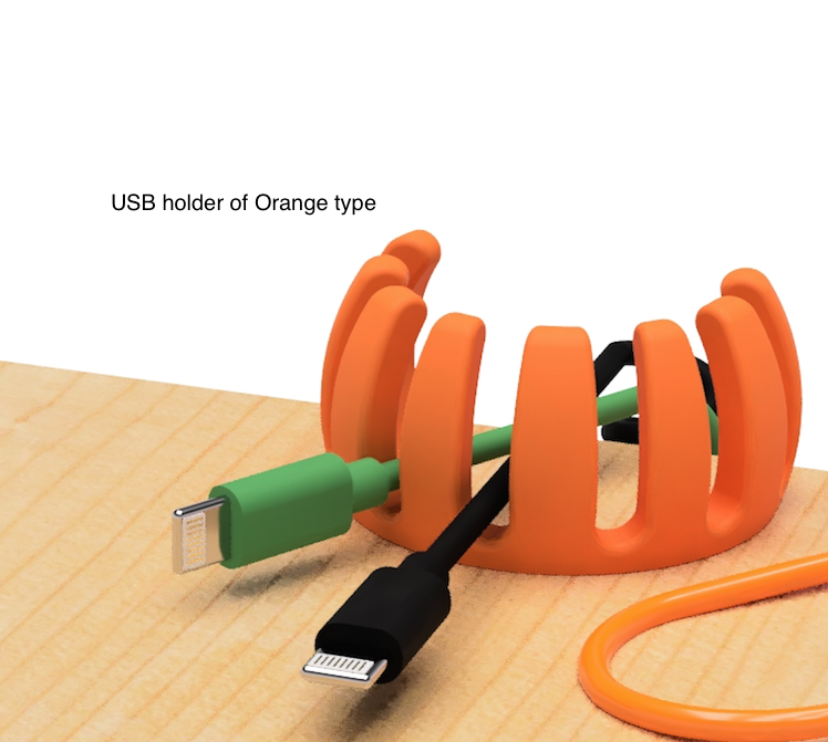 USB holder of Orange type