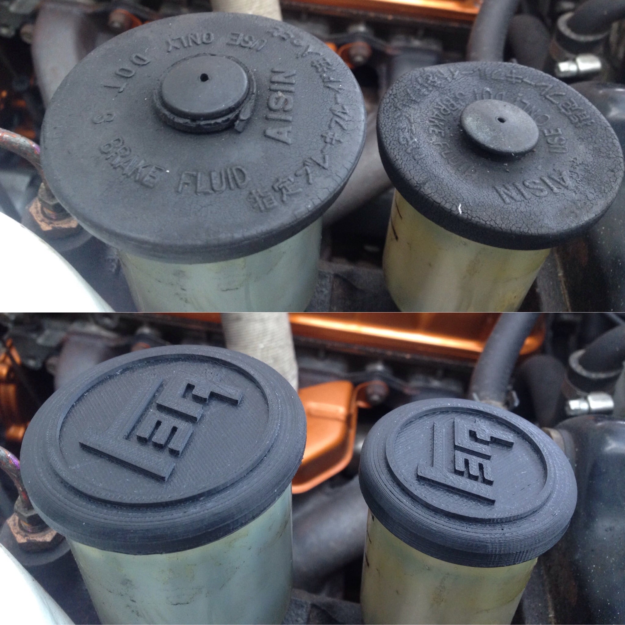 Toyota Celica brake fluid reservoir cap