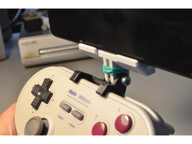 Phone Clip For 8bitdo Sn30 Pro By Greymet Thingiverse