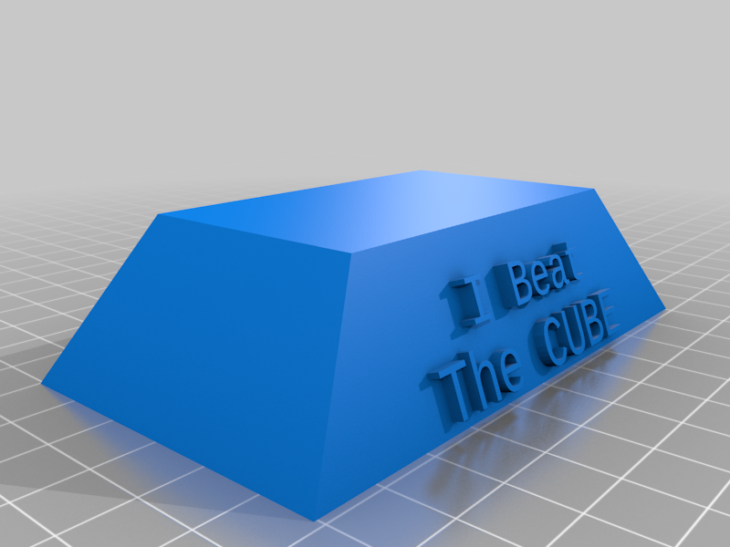 the cube trophy stand