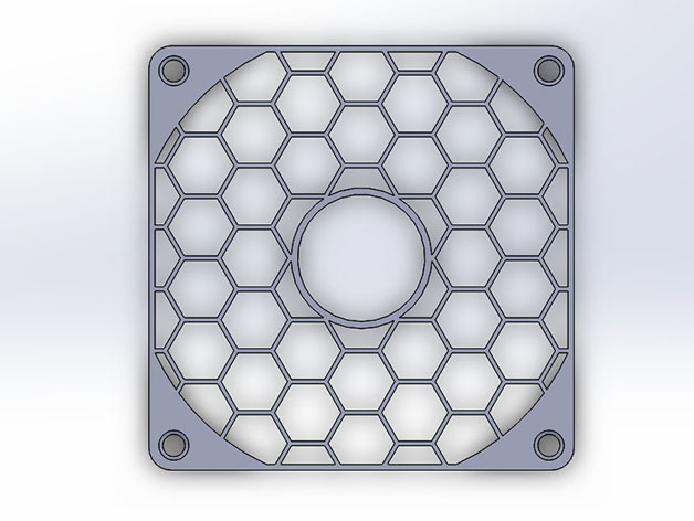 Fan Guard and Frame for 92 mm Cooling Fan (e.g. Noctua NF-A9 FLX)