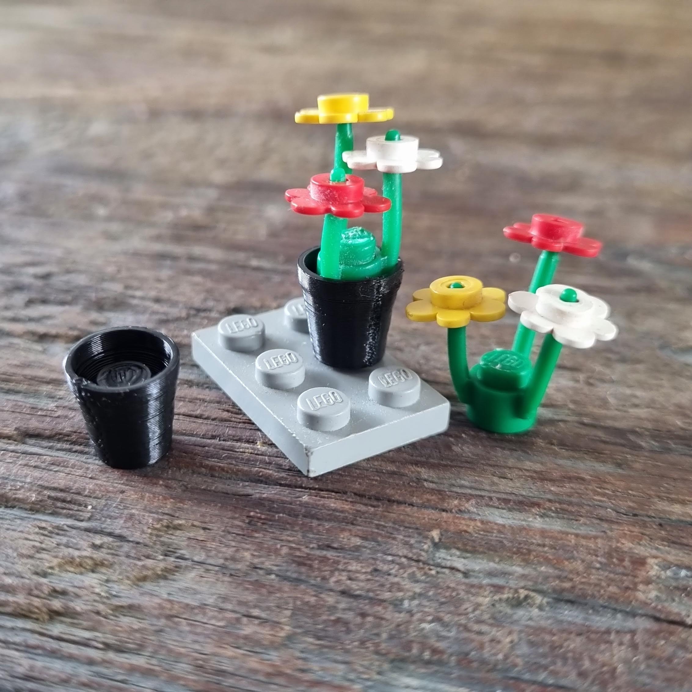 Lego Flower Pot