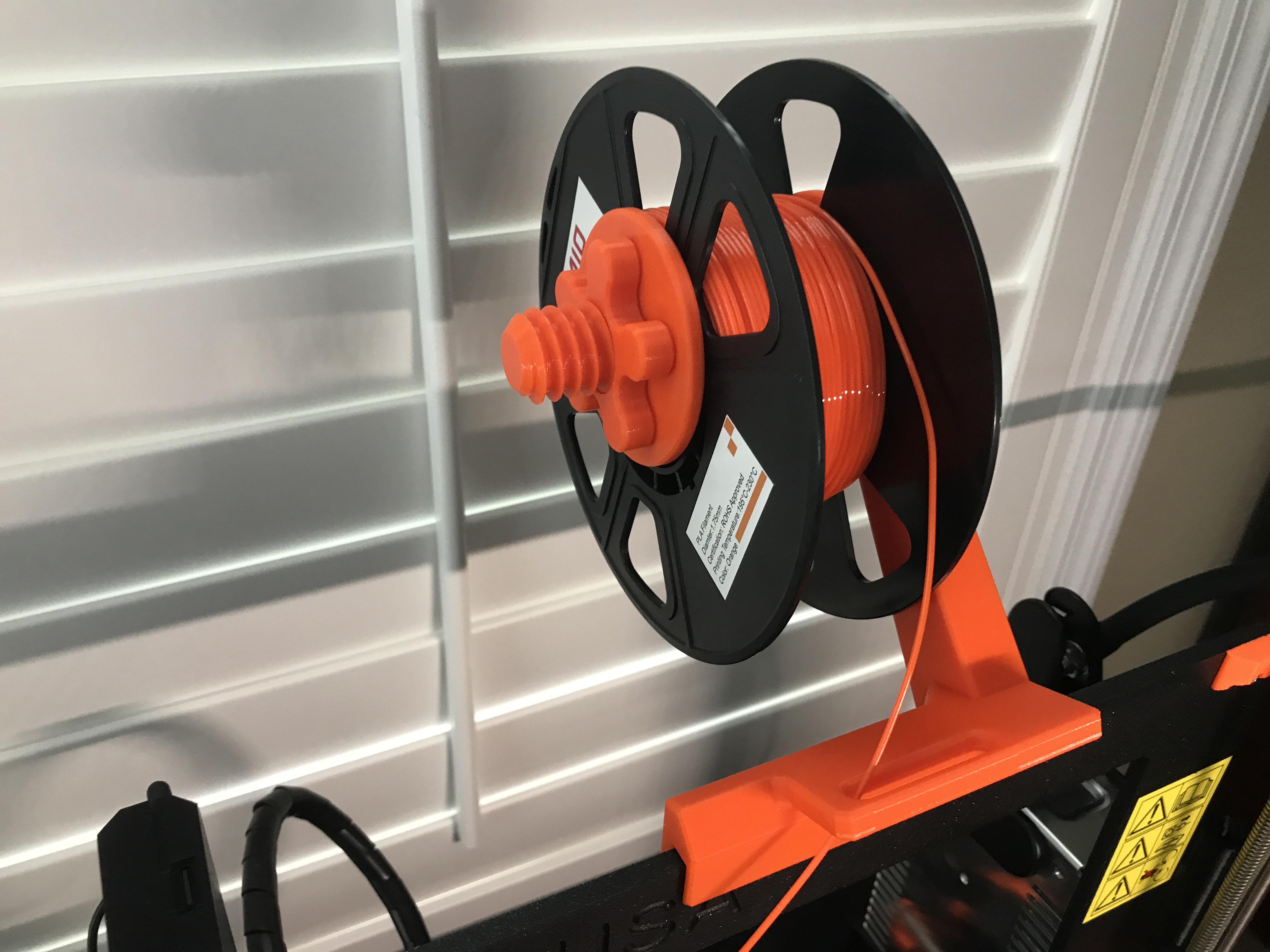Prusa i3 MK2/s & MK3 and Lack Enclosure Threaded Spool Holder