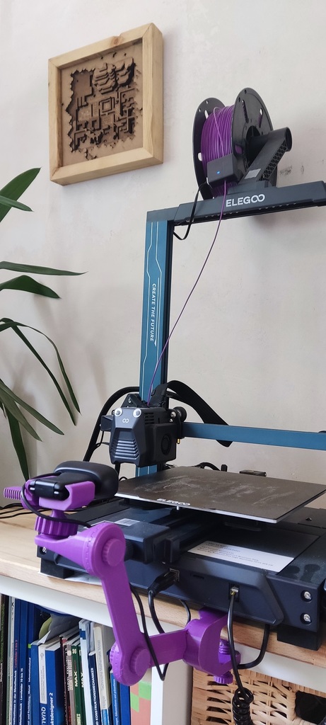 Webcam Phone mount to observe your Printer via octoprint (fully printable)