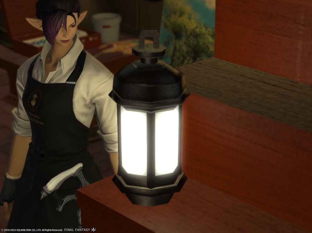 FFXIV Metal Work Lantern: A 3D printable lamp from Final Fantasy XIV, for LED and battery power, can use PET from 2 litre bottle for glass.