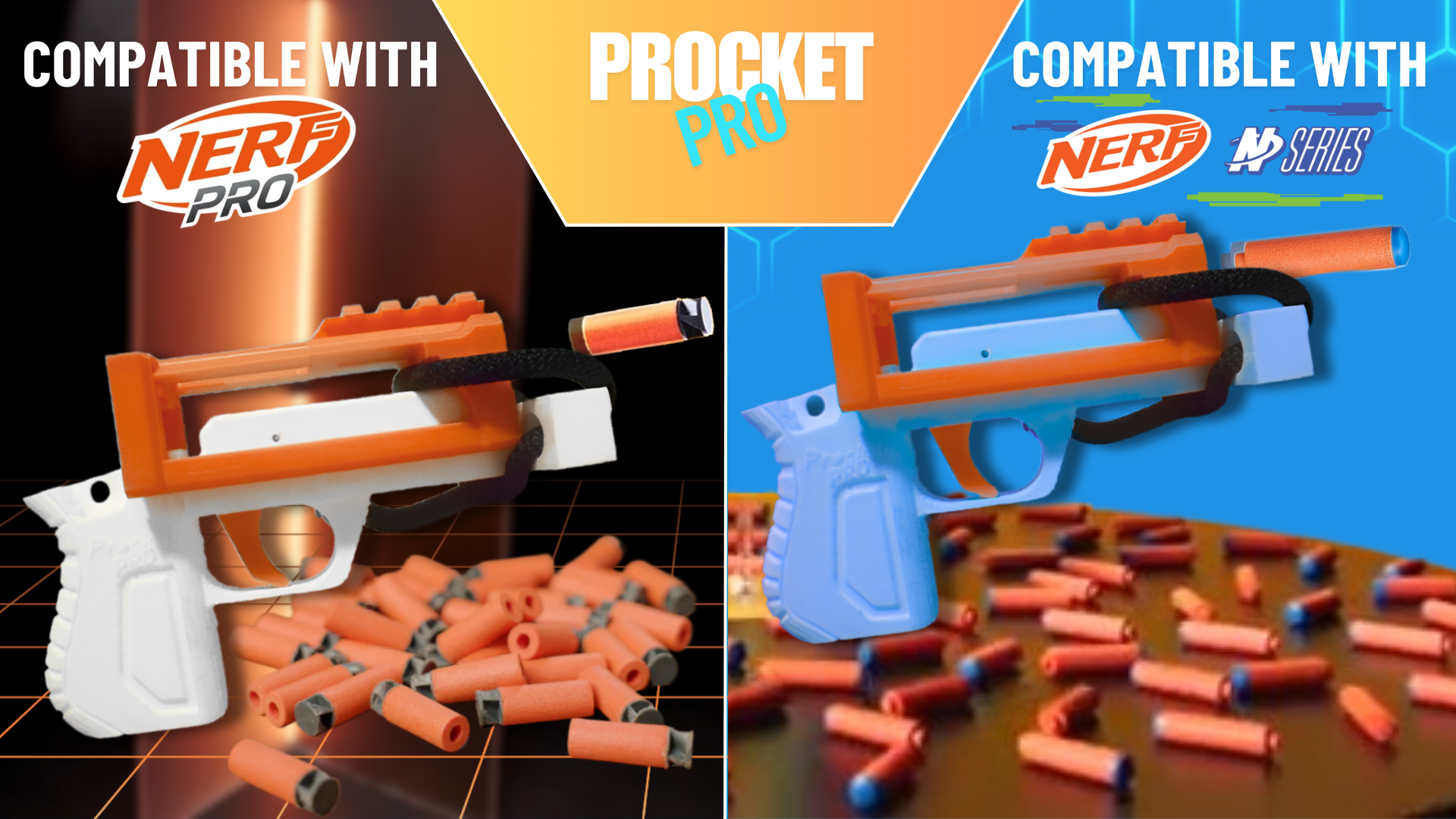 Procket Pro - Foam Dart Blaster
