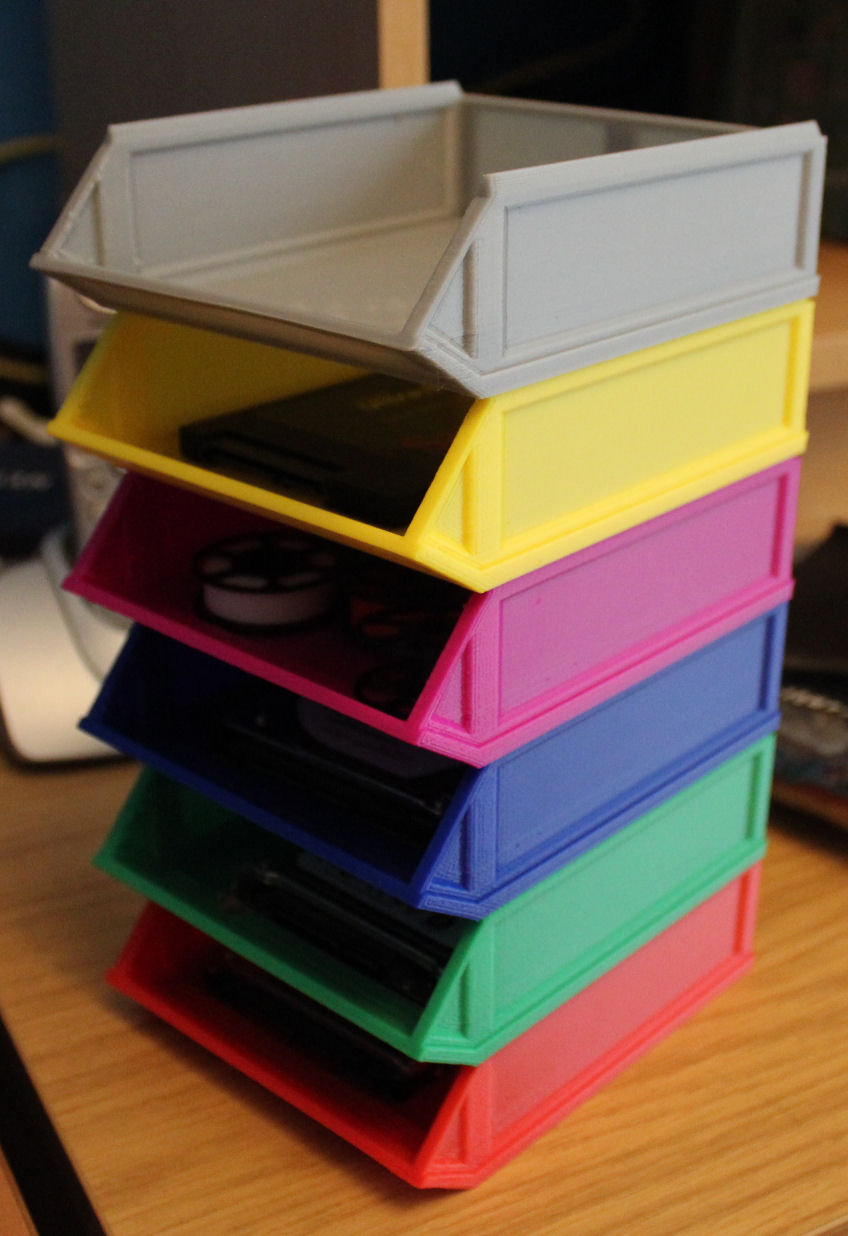 Stackable Hard Drive Storage Baskets