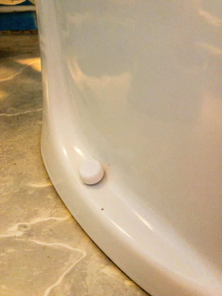 Toilet M6 hex bolt screw cap / M6 Sechskanntschraube Abdeckkappe
