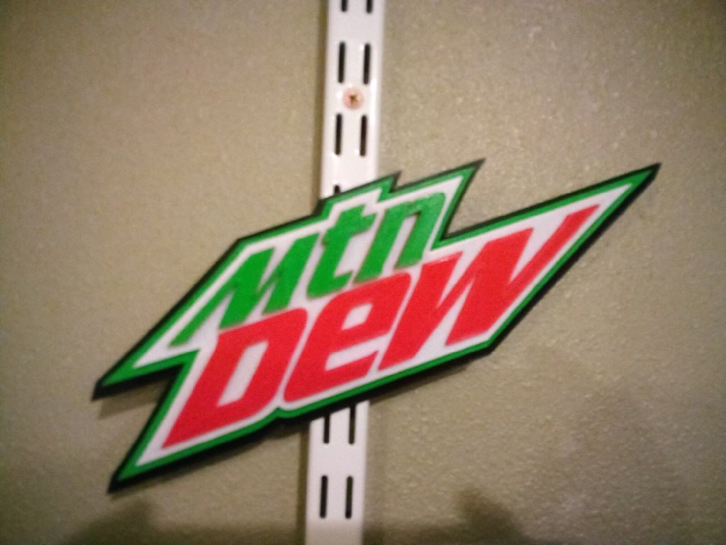 Mtn Dew Logo Sign