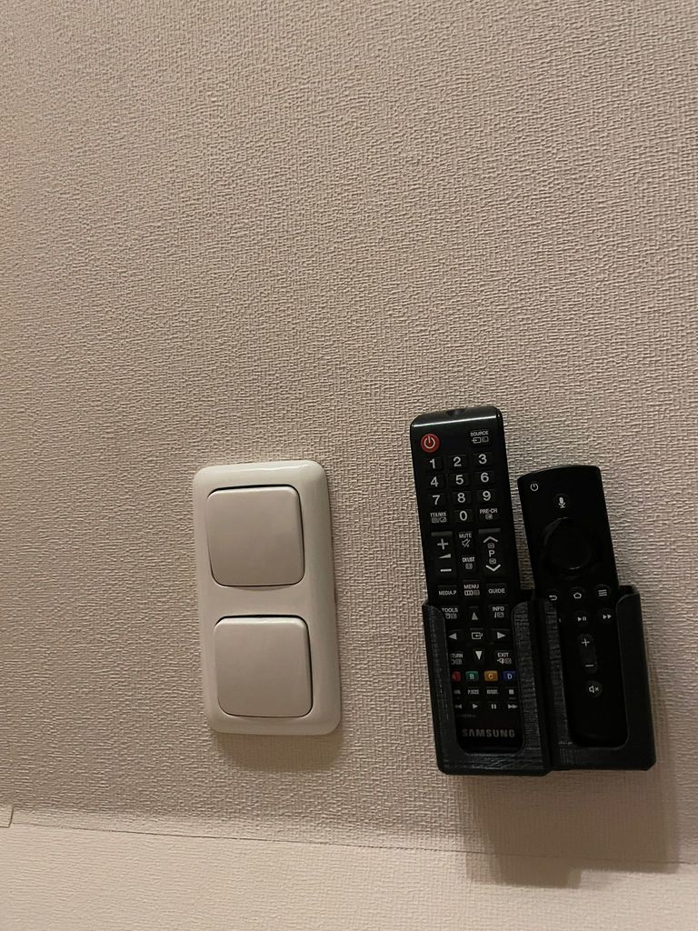 TV and Amazon Remote holder