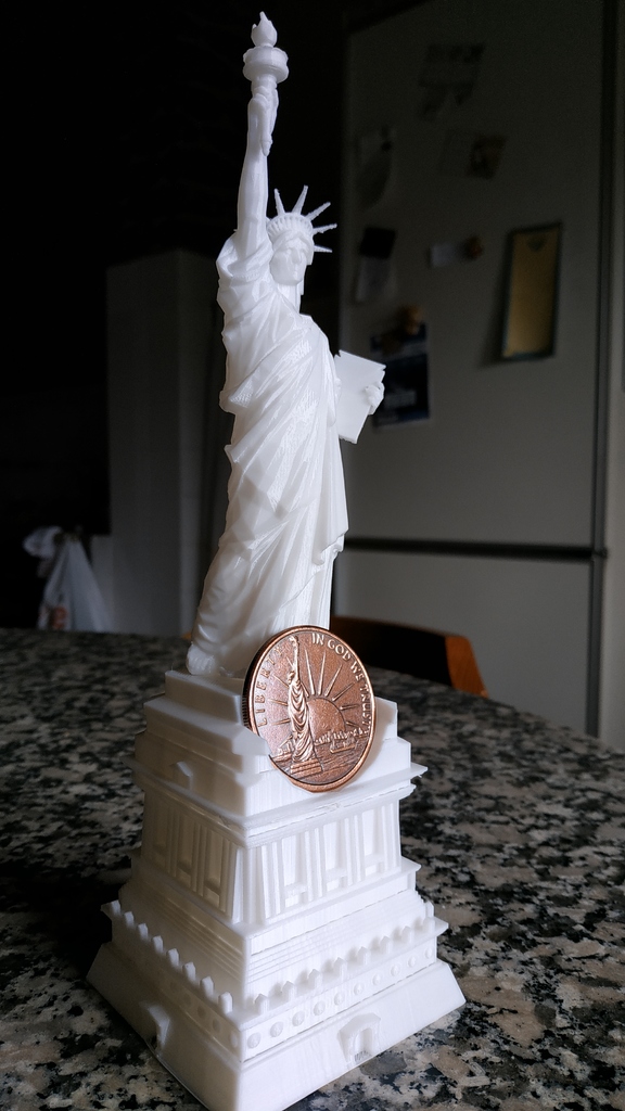 Coin Liberty Statue