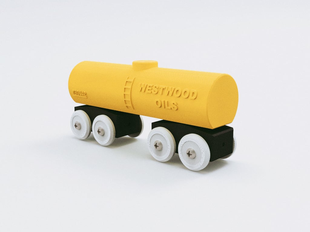 Toy Train Tank Car BRIO / IKEA compatible 