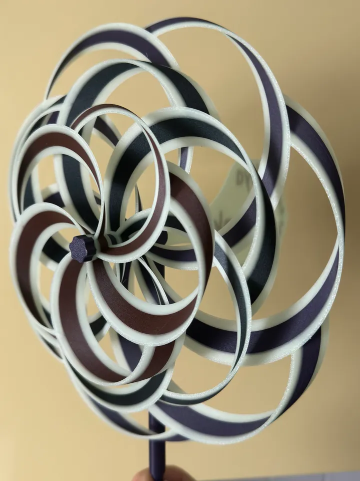 Miniatura 4 do modelo 3D Toroidal Windmill - Self adjusting turbine