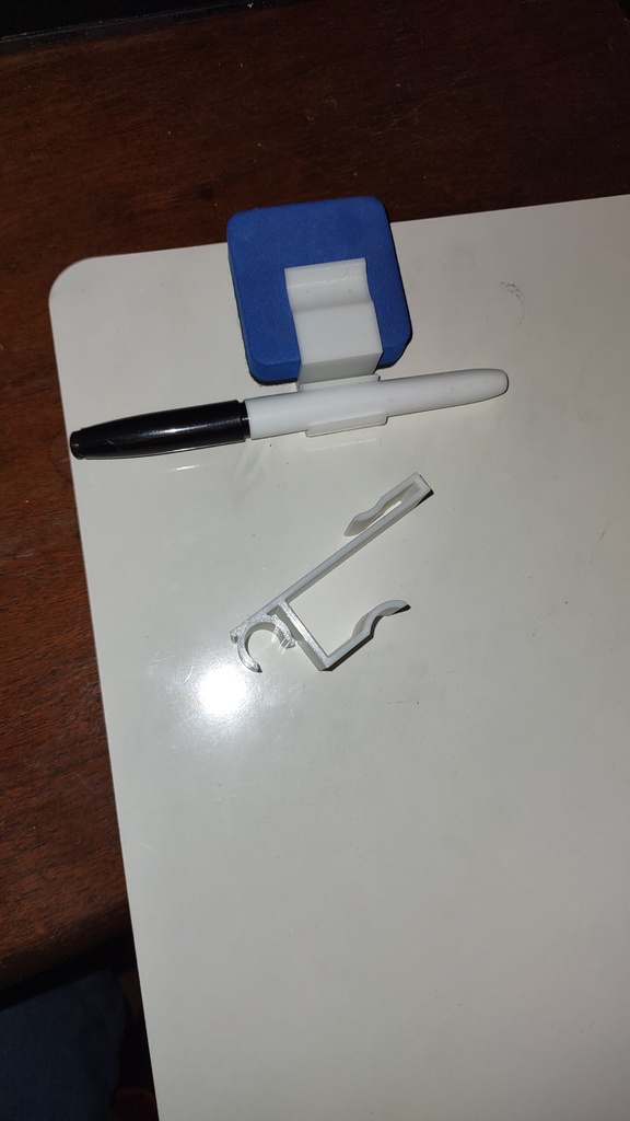 Dry Erase Lapboard Pen & Eraser Holder