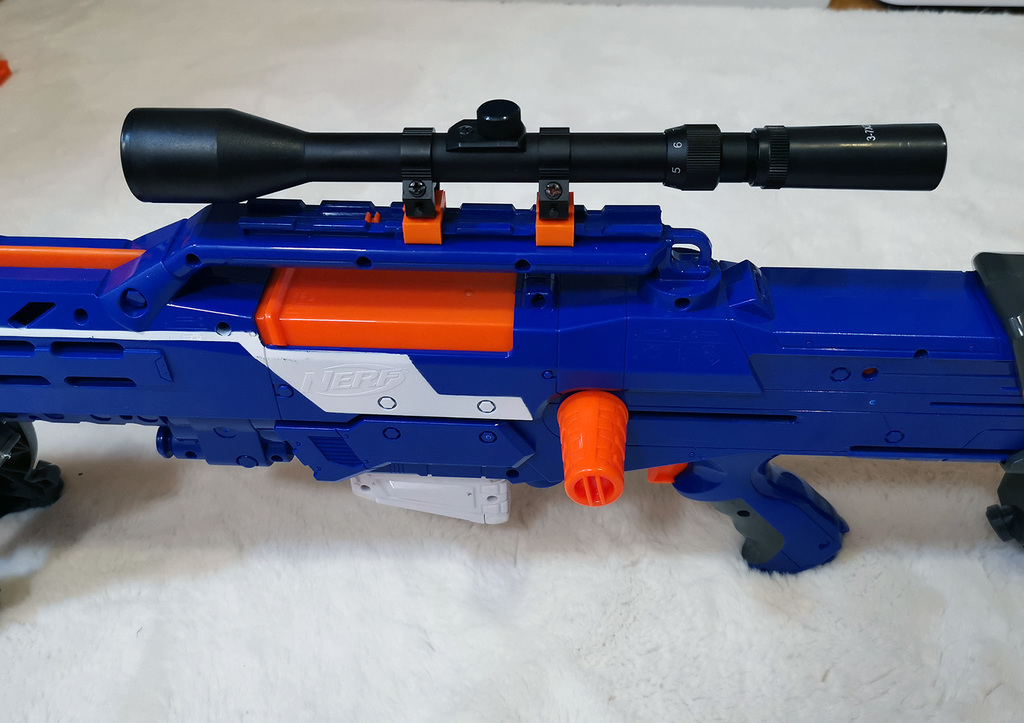 Nerf to 11 mm Weaver Picatinny adapter