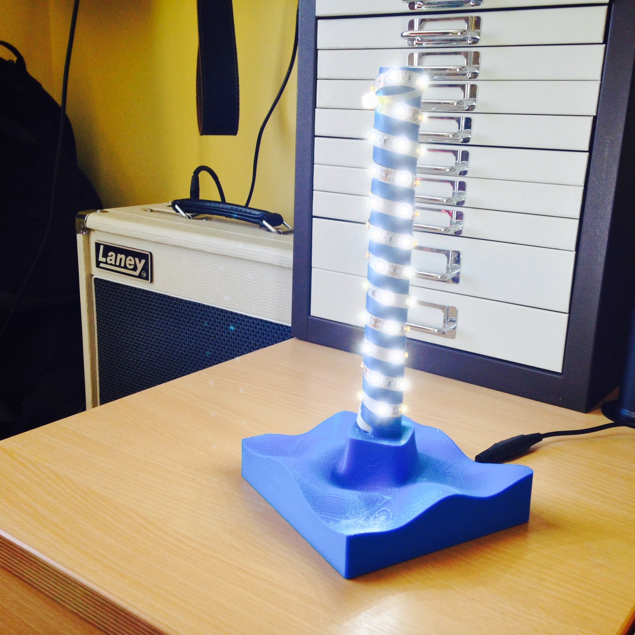 Wave Lamp Base and LED Holder