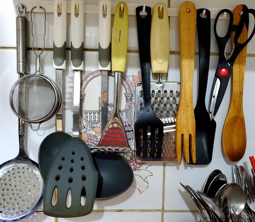 Wall Key Hanger Kitchen Fork Spoon Holder