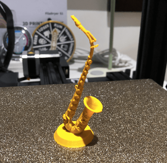 Saxophone miniature (with base)