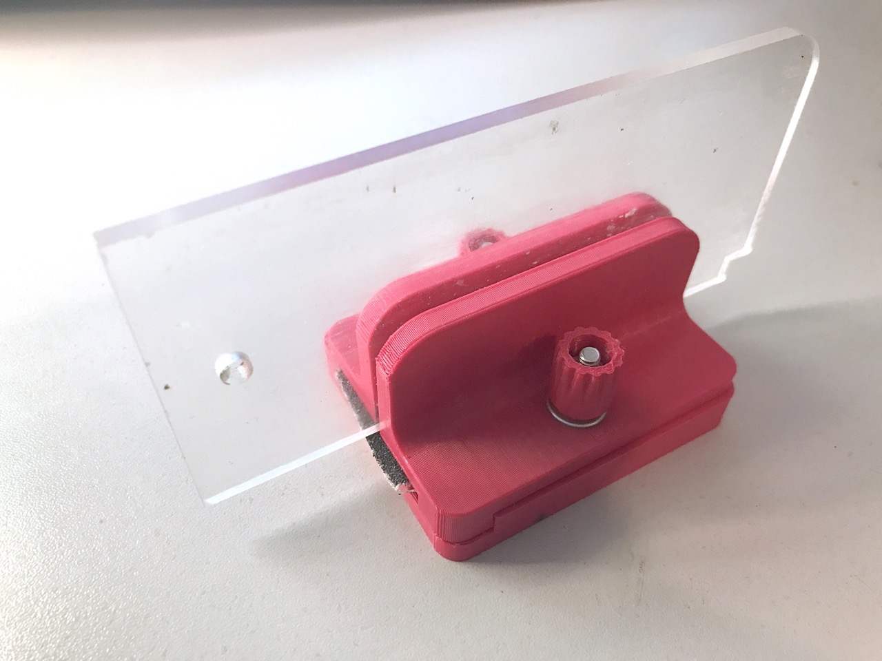 Plexi Ski-Snowboard Wax Scraper Sharpener