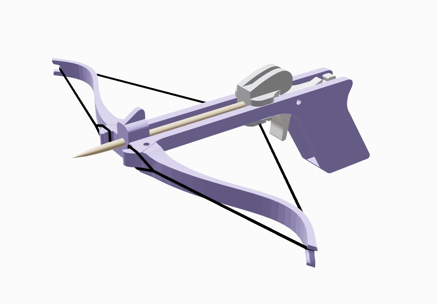 Miniature Toothpick Crossbow