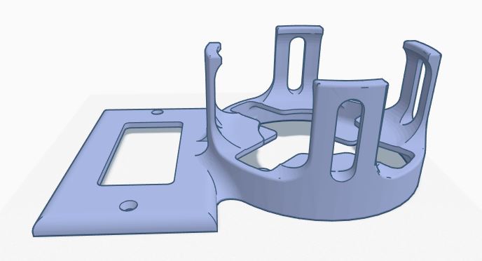 Echo Dot 3rd Gen GFCI Outlet Cover Holder