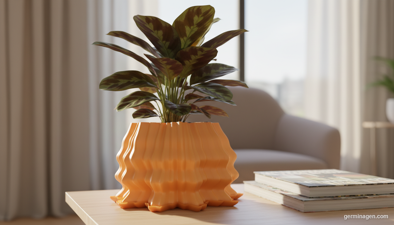 Coral shaped planter