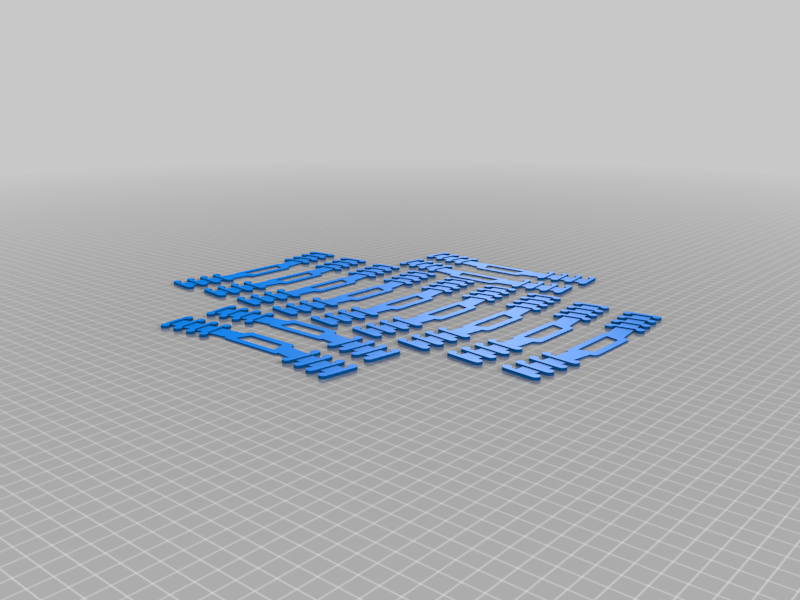 surgical mask strap fixed, 13 at once (requires 400x400 print volume)