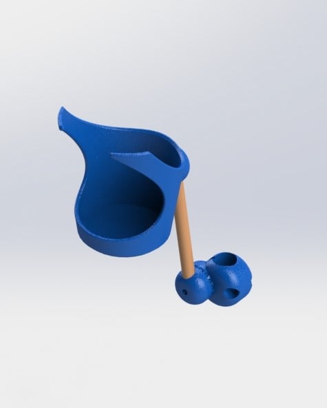 Soporte para Vaso para silla de ruedas V2 // Wheel Chair Cup Holder V2
