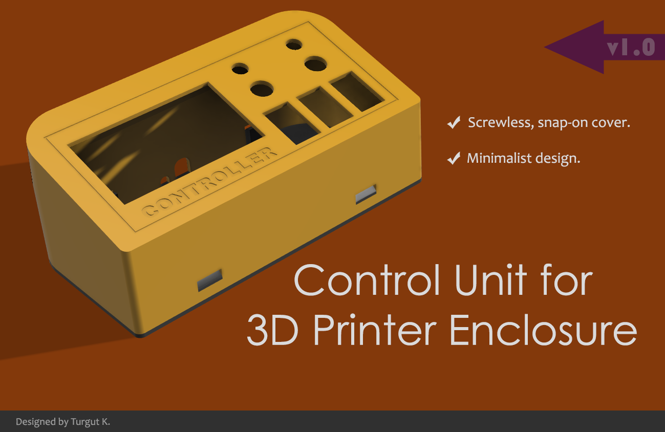 Control Unit for 3D Printer Enclosure v1.0