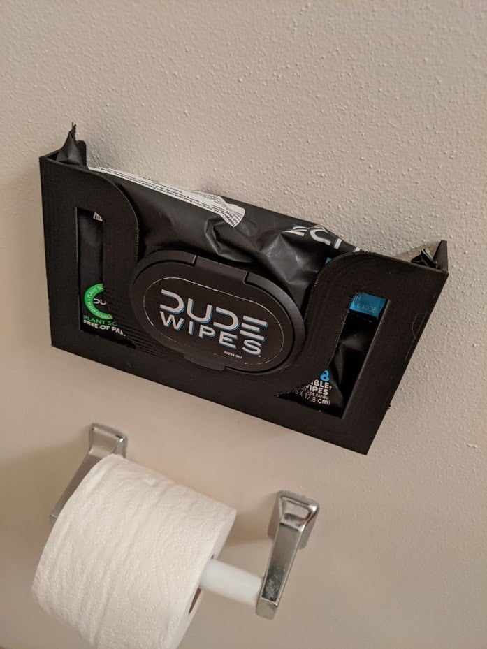 DUDE Wipes Wall Holder