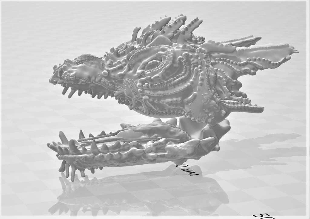 Dragon Head with spikes